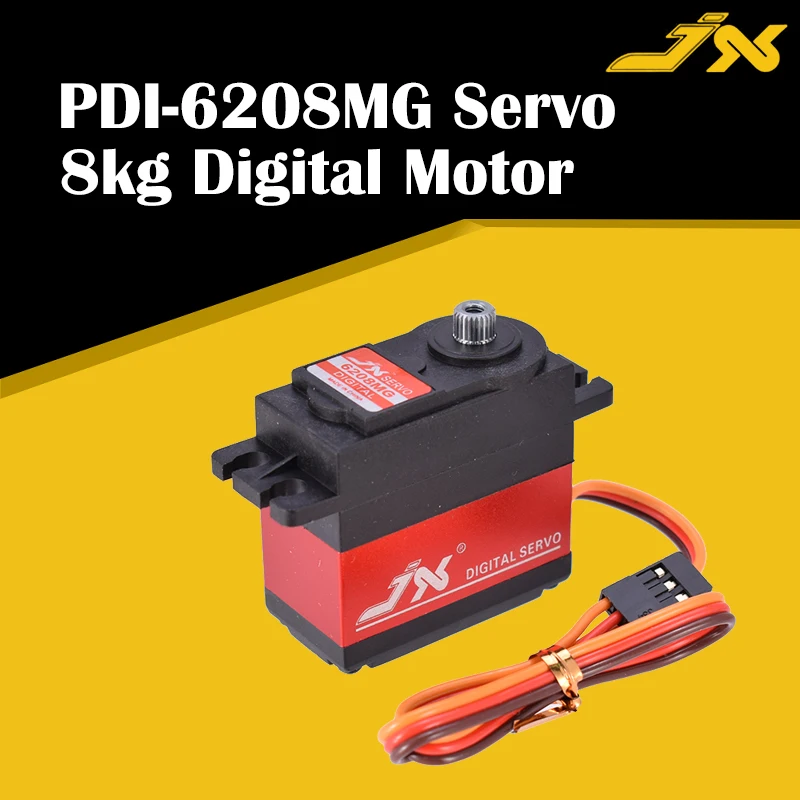 JX Servo PDI-6208MG 8 кг металлическая шестерня, высокая скорость для 1/10 RC Дрифт автомобиль багги Гусеничный
JX Servo PDI-6208MG 8 кг металлическая шестерня, высокая скорость для 1/10 RC Дрифт автомобиль багги Гусеничный