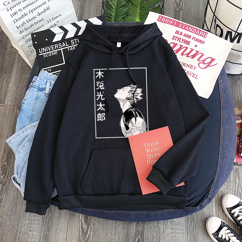 Толстовка Haikyuu Kotaru Bokuto с капюшоном в стиле аниме, мужские толстовки, пуловер с длинным рукавом для волейбола и манги, толстовки оверсайз
Толстовка Haikyuu Kotaru Bokuto с капюшоном в стиле аниме, мужские толстовки, пуловер с длинным рукавом для волейбола и манги, толстовки оверсайз