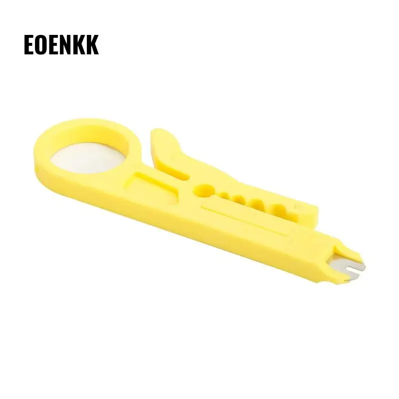 1PC Simple Wire Stripper Small Yellow Knife Telephone Network Line Wire Stripping Knife Dual-purpose Factory Supply
1PC Simple Wire Stripper Small Yellow Knife Telephone Network Line Wire Stripping Knife Dual-purpose Factory Supply