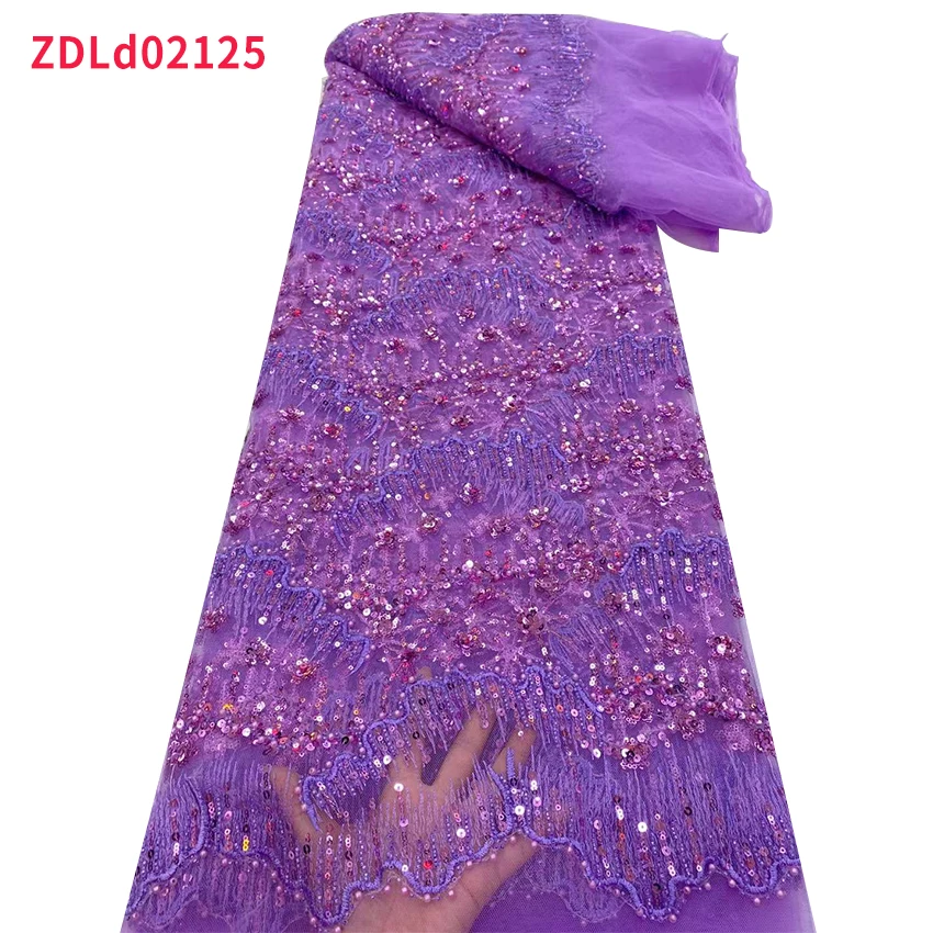 New Style African Lace Cloth High Quality Nigerian French Sequins Net Fabric 5 Yards For Womon Dresses ZDLD02125 F
New Style African Lace Cloth High Quality Nigerian French Sequins Net Fabric 5 Yards For Womon Dresses ZDLD02125 F