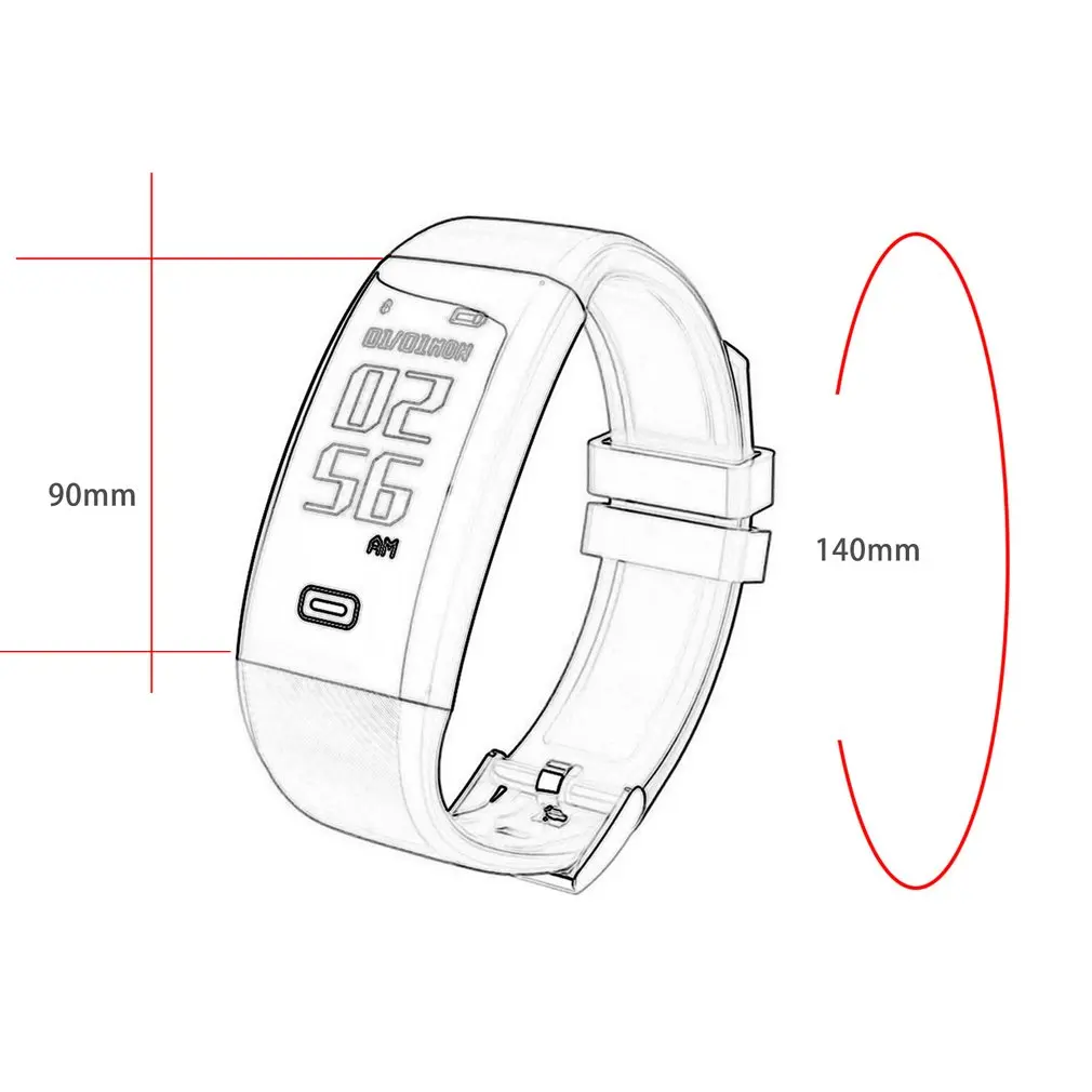 Bluetooth Smart Band Color Screen Heart Rate Blood Pressure Monitor Pedometer Bracelet Fitness Smartband for iOS Android
Bluetooth Smart Band Color Screen Heart Rate Blood Pressure Monitor Pedometer Bracelet Fitness Smartband for iOS Android