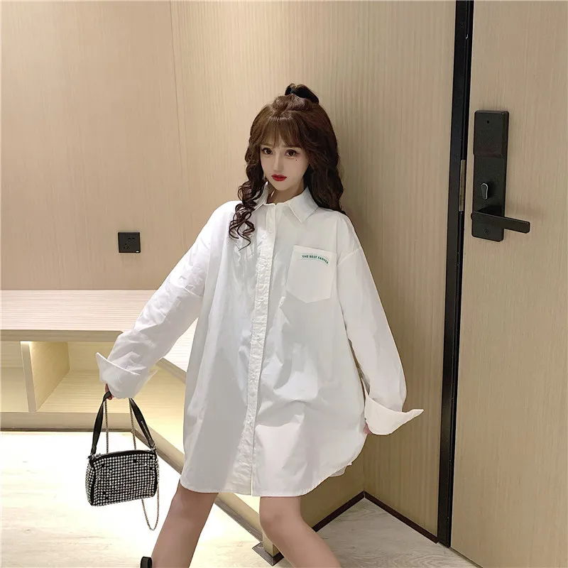 New Women 2021 Candy Color Single Breasted Shirts Streetwear Long Sleeve Blouse Roupas Chic Chemise Tops
New Women 2021 Candy Color Single Breasted Shirts Streetwear Long Sleeve Blouse Roupas Chic Chemise Tops