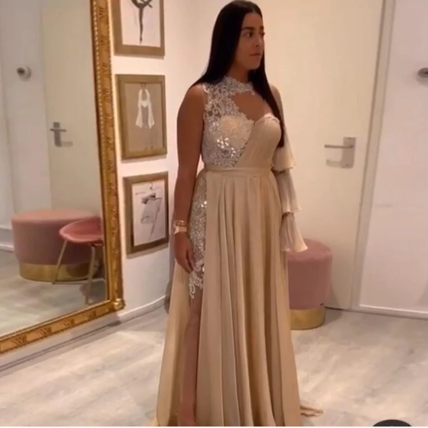 Evening Dresses Elegant trouwjurk robe de soriee Long Prom Party Dress Draped One Sleeves Dress Lace vestido de festa longo
Evening Dresses Elegant trouwjurk robe de soriee Long Prom Party Dress Draped One Sleeves Dress Lace vestido de festa longo