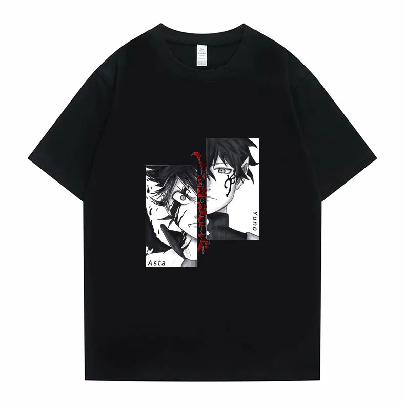 New Black Clover Harajuku T-shirt Anime Asta Yuno Graphic Manga T Shirts Fashion Oversized Loose Tshirt Unisex Tee Short Sleeve
New Black Clover Harajuku T-shirt Anime Asta Yuno Graphic Manga T Shirts Fashion Oversized Loose Tshirt Unisex Tee Short Sleeve