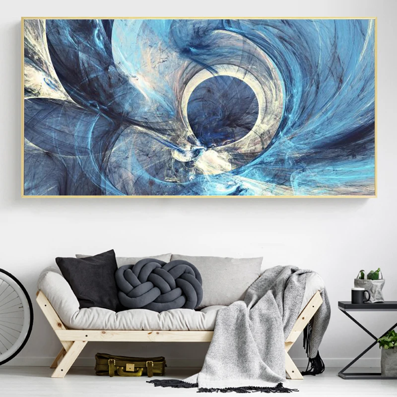 Modern Posters and Prints Wall Art Oil Painting on Canvas Abstract Creative Blue Lines Pictures for Living Room Decor No Frame
Modern Posters and Prints Wall Art Oil Painting on Canvas Abstract Creative Blue Lines Pictures for Living Room Decor No Frame