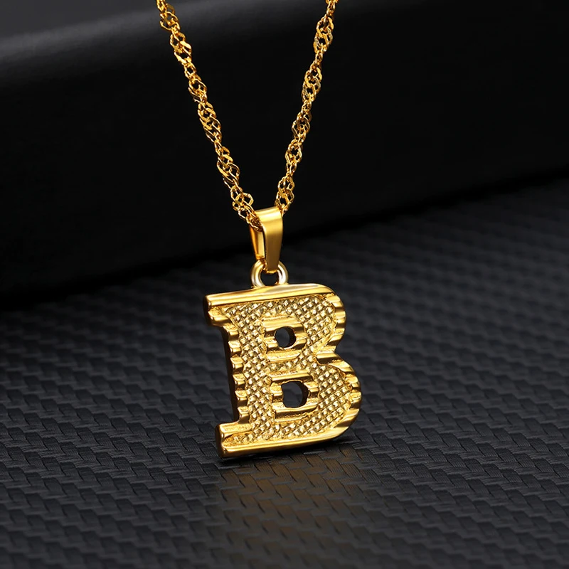 New Luxury Aluminium Alloy Alphabet Pendant Chain Necklace Punk Hip-Hop Style Fashion Woman Man Initial Name Jewelry
New Luxury Aluminium Alloy Alphabet Pendant Chain Necklace Punk Hip-Hop Style Fashion Woman Man Initial Name Jewelry