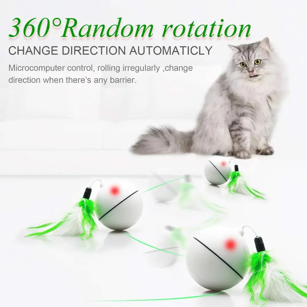 360 Rotation Cat Jumping Ball Electric Pet LED Flash Ball Funny Toy Cat Toys Interactive Best Selling Pet Supplies
360 Rotation Cat Jumping Ball Electric Pet LED Flash Ball Funny Toy Cat Toys Interactive Best Selling Pet Supplies