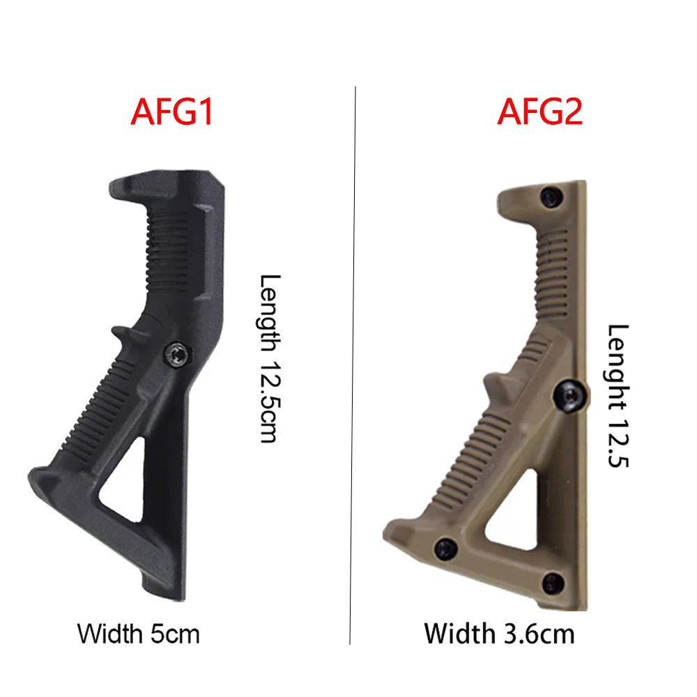 

ActionUnion Tactical Grips Gun AFG1/AFG2 Fore Handle Grip Hunting Triangle Foregrip Holder 20mm Guide Rail Airsoft Shooting