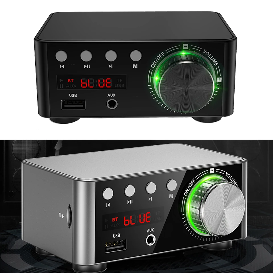 50WX2 Power Amplifier Board Bluetooth-compatible TPA3116 Receiver Stereo Home Car Audio Amp USB U-disK TF Music Card Player
50WX2 Power Amplifier Board Bluetooth-compatible TPA3116 Receiver Stereo Home Car Audio Amp USB U-disK TF Music Card Player