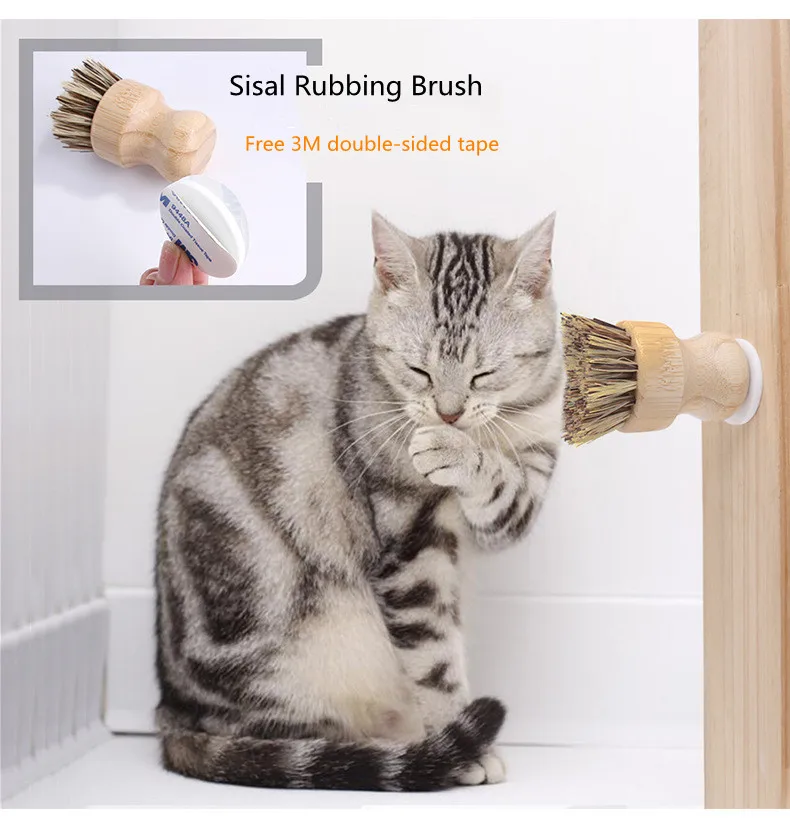 Creative New Pet Supplies Pet Cat Sisal Rubbing Brush, Cat Massage Corner Rubbing Supplies, Sisal Bamboo Brush for Cat Massage
Creative New Pet Supplies Pet Cat Sisal Rubbing Brush, Cat Massage Corner Rubbing Supplies, Sisal Bamboo Brush for Cat Massage