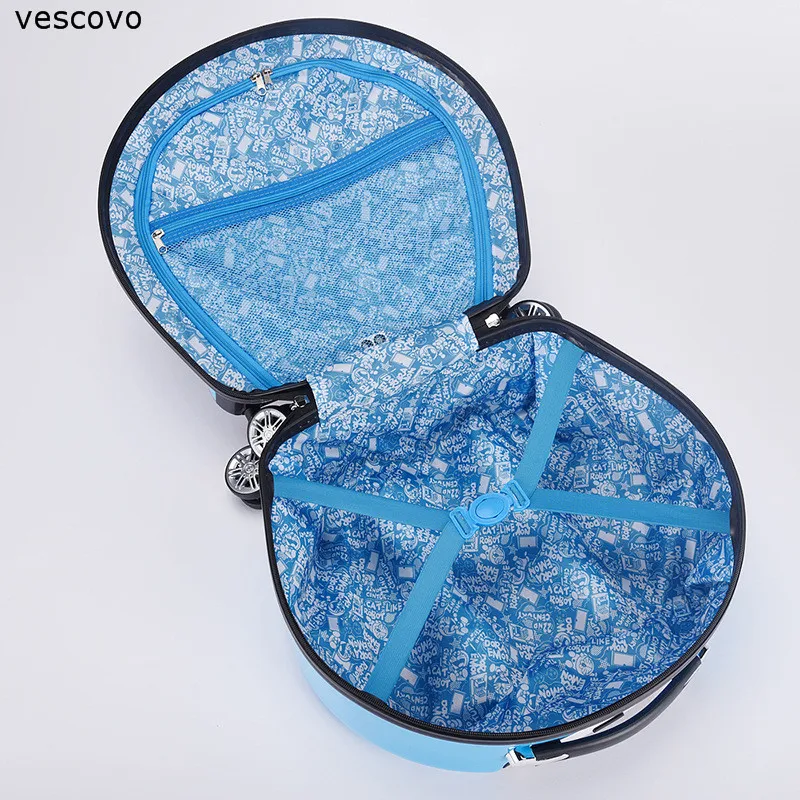 vescovo 20inch KidS Cartoon Robot Cat Rolling Luggage Spinner High Quality Children Carry On Travel Suitcase On Wheels
vescovo 20inch KidS Cartoon Robot Cat Rolling Luggage Spinner High Quality Children Carry On Travel Suitcase On Wheels