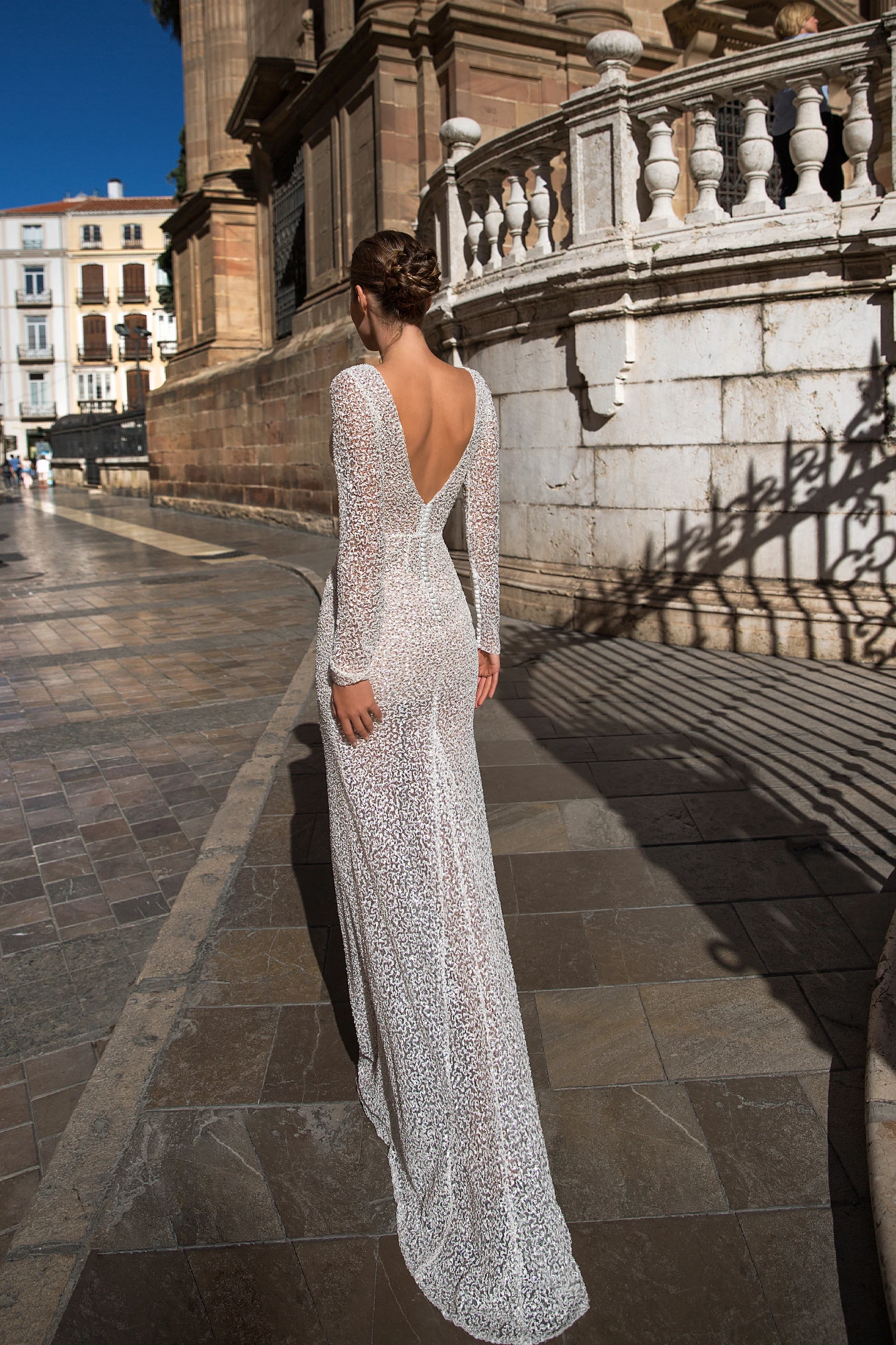 2020 Vestido de Casamento Luxury Mermaid Wedding Dress Long Sleeve Sexy Vestido de Noiva Sereia V Back Buttons Abito Sposa HA1
2020 Vestido de Casamento Luxury Mermaid Wedding Dress Long Sleeve Sexy Vestido de Noiva Sereia V Back Buttons Abito Sposa HA1