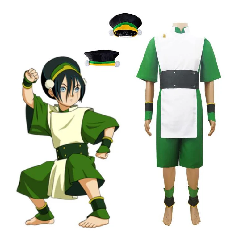 TAvatar The Last Airbender Toph bengfang косплей костюм жилет брюки наряды Хэллоуин Карнавальный Костюм
TAvatar The Last Airbender Toph bengfang косплей костюм жилет брюки наряды Хэллоуин Карнавальный Костюм