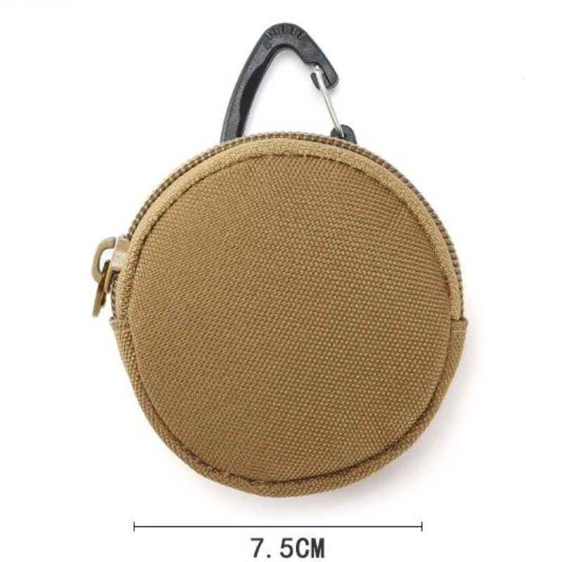 Triangle Buckle Round Solid Color Parts Bag Men's Zipper Mini Coin Purse Women's Miscellaneous Storage Bag Outdoor Supplies Bag
Triangle Buckle Round Solid Color Parts Bag Men's Zipper Mini Coin Purse Women's Miscellaneous Storage Bag Outdoor Supplies Bag