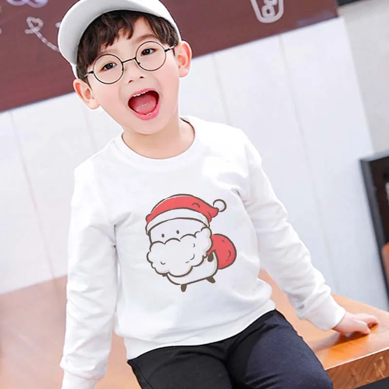 Children's Clothing Girls Sweatshirt For Boy T-Shirt Long Sleeve Tee Tops Kids Cartoon Printed Clothes Children Christmas Wear
Children's Clothing Girls Sweatshirt For Boy T-Shirt Long Sleeve Tee Tops Kids Cartoon Printed Clothes Children Christmas Wear