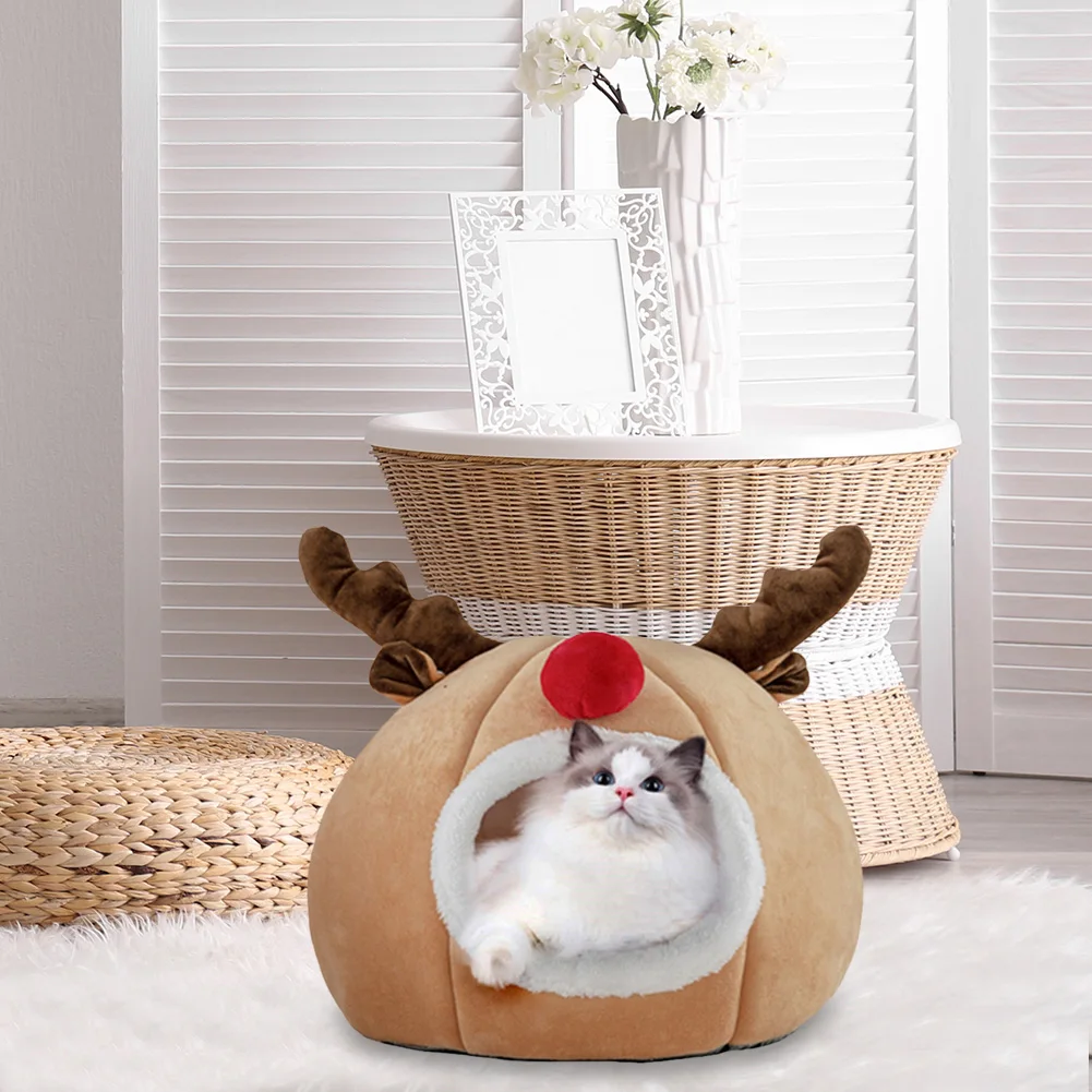 New Cat Bed House Sweet Sleep Comfort Cat Beds Mats Soft Plush Kennel Puppy Cushion Small Dogs Cats Nest Washable Cave Cats Beds 
New Cat Bed House Sweet Sleep Comfort Cat Beds Mats Soft Plush Kennel Puppy Cushion Small Dogs Cats Nest Washable Cave Cats Beds