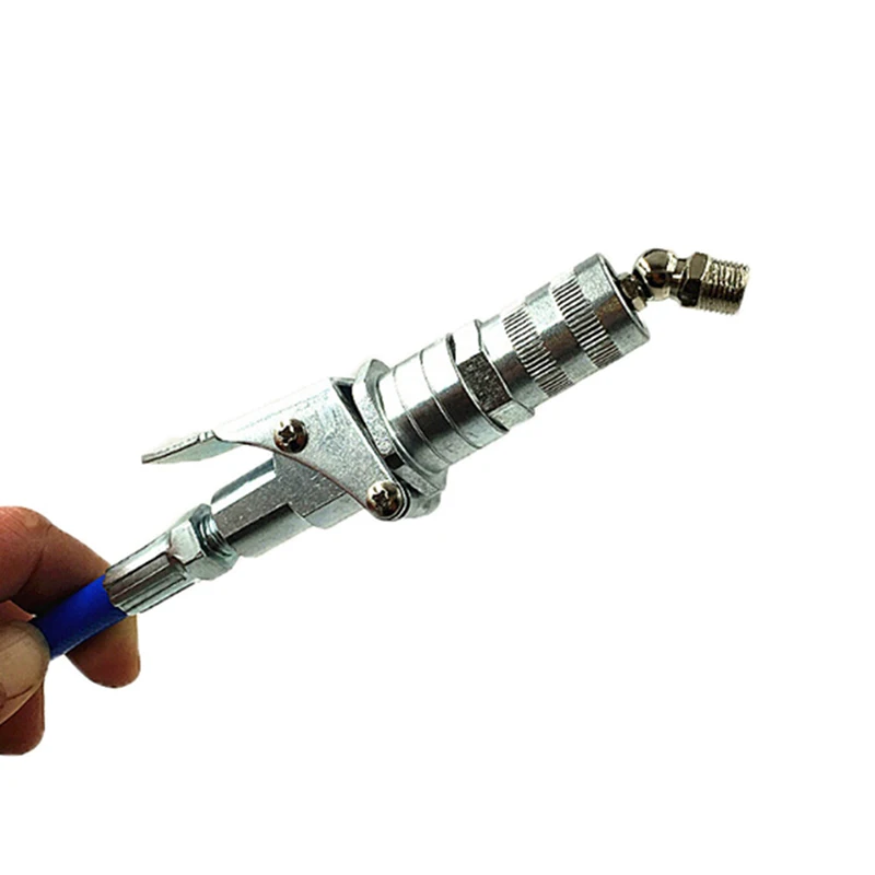 New Grease Gun Coupler Lock Quick On Like Air Chuck Fit SAE&Metric Zerk Fitting Tool High Quality
New Grease Gun Coupler Lock Quick On Like Air Chuck Fit SAE&Metric Zerk Fitting Tool High Quality