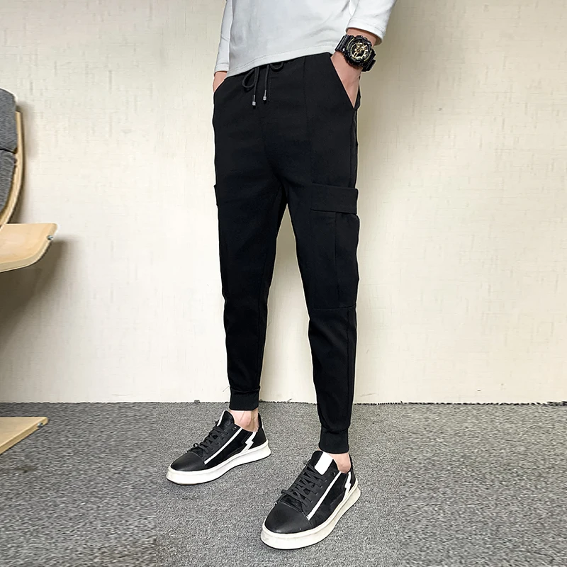 Spring New 2021 Side Big Pocket Harem Pants Men Clothing Streetwear Korean Slim Fit Ankle Length Casual Joggers Trousers Hip Hop
Spring New 2021 Side Big Pocket Harem Pants Men Clothing Streetwear Korean Slim Fit Ankle Length Casual Joggers Trousers Hip Hop