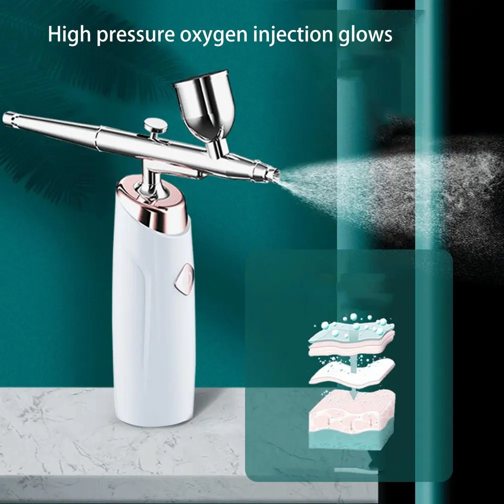 Facial Beauty Instrument Oxygen Injector High Pressure Oxygen Injector Handheld Little Fairy Spray Household Oxygen Injector
Facial Beauty Instrument Oxygen Injector High Pressure Oxygen Injector Handheld Little Fairy Spray Household Oxygen Injector