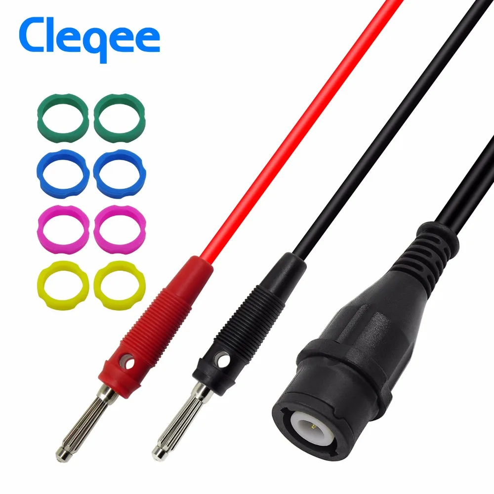 Cleqee P1203 BNC штекер к 4 мм банановый штекер коаксиальный кабель осциллограф испытательный провод 120 см
Cleqee P1203 BNC штекер к 4 мм банановый штекер коаксиальный кабель осциллограф испытательный провод 120 см