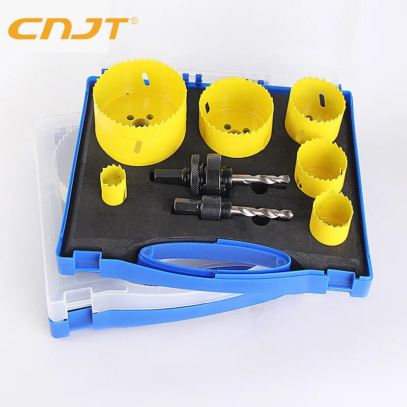 M42 Bimetal Hole Opener 8PC Hole Saw Set, Gypsum Board PVC Board Thin Woodworking Hole Drill
M42 Bimetal Hole Opener 8PC Hole Saw Set, Gypsum Board PVC Board Thin Woodworking Hole Drill