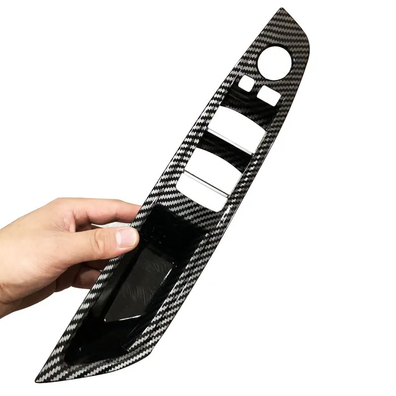 Carbon Fiber Door Window Switch Panel Interior Handle Cover Trim For-BMW 5 Series F10 F11 F18 520I 523I 525I 528I LHD 
Carbon Fiber Door Window Switch Panel Interior Handle Cover Trim For-BMW 5 Series F10 F11 F18 520I 523I 525I 528I LHD