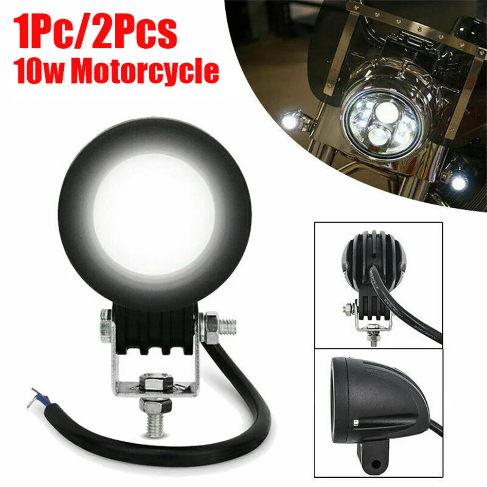 1pc/2pcs Motorcycle Round Headlight 10W LED Lights Driving Fog Spot Flood Lamp Motorbike Led Explorers Accessories
1pc/2pcs Motorcycle Round Headlight 10W LED Lights Driving Fog Spot Flood Lamp Motorbike Led Explorers Accessories
