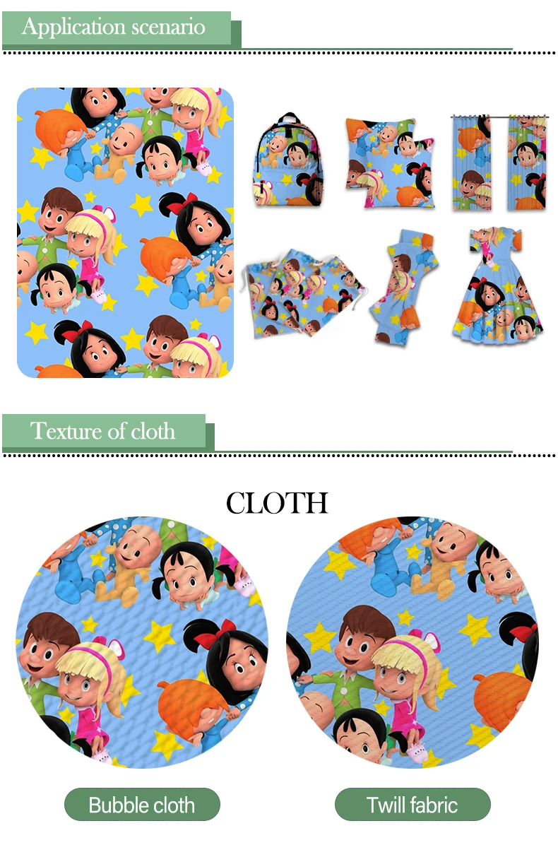 Cartoon Cleo&Cuquin Film Polyester Cotton Fabric Printed Fabric for Kids Clothes Hometextile Curtain Cushion Cover DIY 50*145CM
Cartoon Cleo&Cuquin Film Polyester Cotton Fabric Printed Fabric for Kids Clothes Hometextile Curtain Cushion Cover DIY 50*145CM