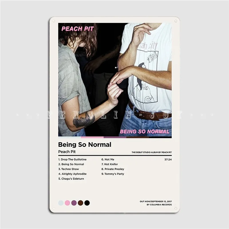 Peach Pit S Being So Normal Metal Plaque Poster Wall Pub Living Room Vintage Garage Decoration Tin Sign Poster
Peach Pit S Being So Normal Metal Plaque Poster Wall Pub Living Room Vintage Garage Decoration Tin Sign Poster
