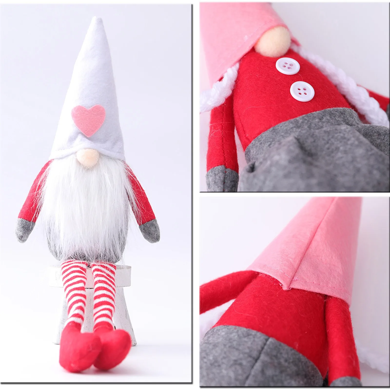 2pcs Valentines Day Gnome Plush Toy Faceless Doll Decorations Cute Valentine's Present Christmas Holiday Wonderful Gift Toys
2pcs Valentines Day Gnome Plush Toy Faceless Doll Decorations Cute Valentine's Present Christmas Holiday Wonderful Gift Toys
