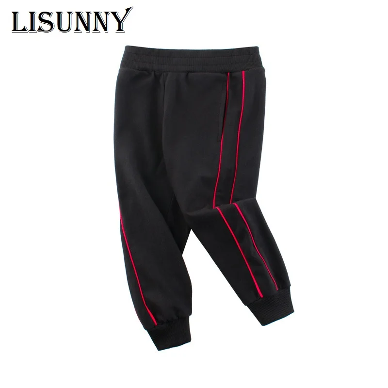 

2021 Spring Summer 100% Cotton thin Baby Boys Girls Casual Sports Pants Kids Sweatpants Long Trousers Boy Girl Pants 2-8years