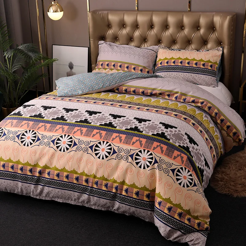Multi-size Suitable 1.8m Bedding Set with Bohemian Ethnic Style Printing Three-piece Quilt Cover Pillowcase Bohemian Bedding
Multi-size Suitable 1.8m Bedding Set with Bohemian Ethnic Style Printing Three-piece Quilt Cover Pillowcase Bohemian Bedding