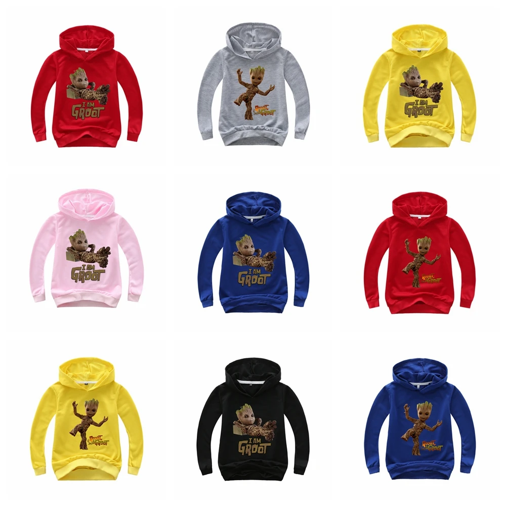 Kids Hoodies Outfit For Boys Girls Long Sleeve Tshirt Baby Cartoon Groot Spring Autumn Hooded Coat Toddler Sweatshirts Top Tees
Kids Hoodies Outfit For Boys Girls Long Sleeve Tshirt Baby Cartoon Groot Spring Autumn Hooded Coat Toddler Sweatshirts Top Tees