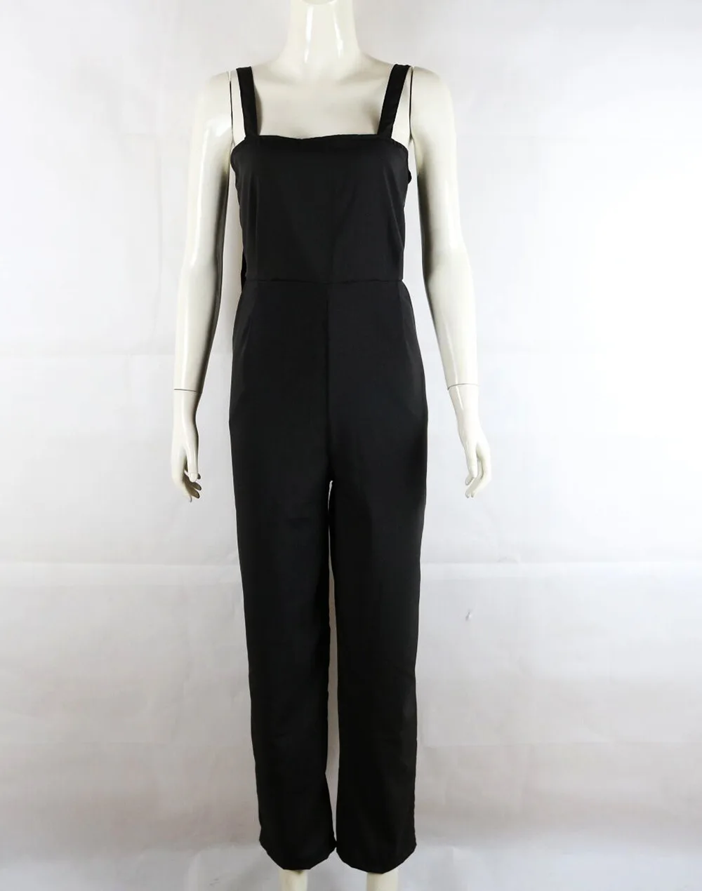 Women's Black Camisole Slim-Fit Sexy Jumpsuit Fashion Women Rompers Spring High-Waisted Trouser
Women's Black Camisole Slim-Fit Sexy Jumpsuit Fashion Women Rompers Spring High-Waisted Trouser