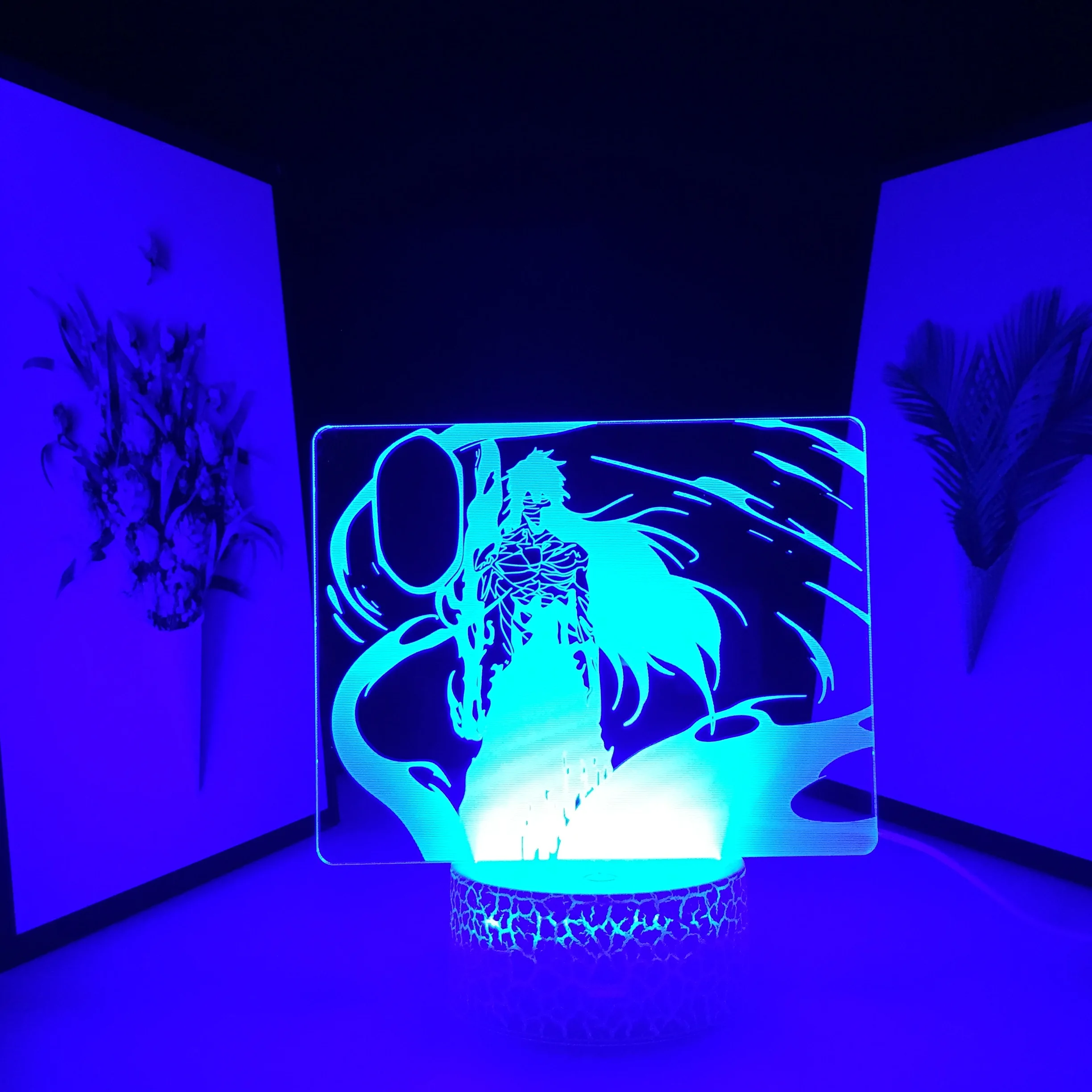 Anime Bleach Ichigo Kurosaki 3D Lamp for Bedroom Decor Nightlight Cool Birthday Gift Bleach Acrylic LED Night Light
Anime Bleach Ichigo Kurosaki 3D Lamp for Bedroom Decor Nightlight Cool Birthday Gift Bleach Acrylic LED Night Light