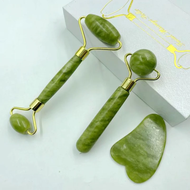 2 in 1 Natural Facial Jade Massager Double Heads Jade Roller Face Lifting Tool Guasha Board Lift Body Skin Relaxation Slimming
2 in 1 Natural Facial Jade Massager Double Heads Jade Roller Face Lifting Tool Guasha Board Lift Body Skin Relaxation Slimming