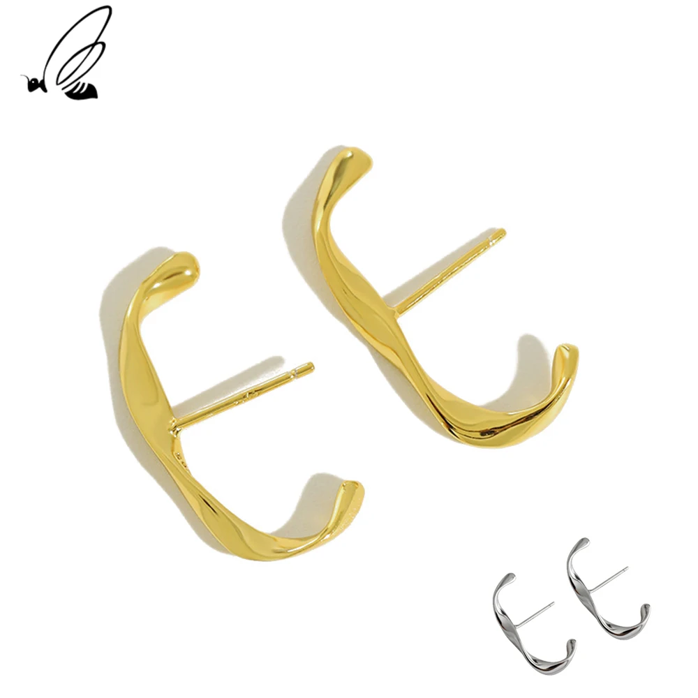 S'STEEL 925 Sterling Silver Simple C-type Ear Buckle Temperament Stud Earrings For Women Luxury Earing Accessories Fine Jewelry
S'STEEL 925 Sterling Silver Simple C-type Ear Buckle Temperament Stud Earrings For Women Luxury Earing Accessories Fine Jewelry