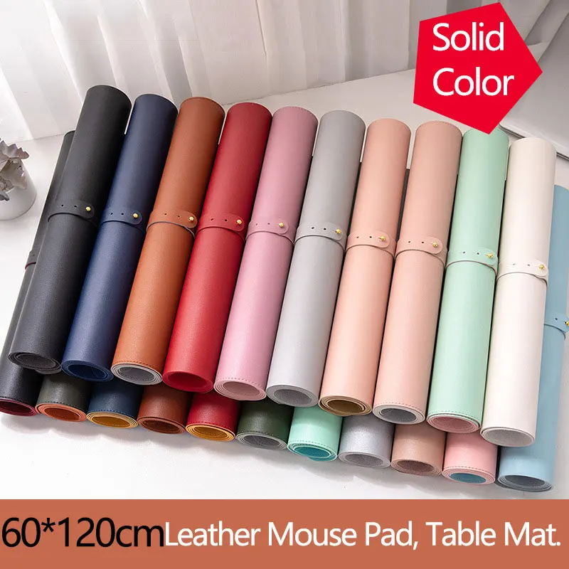 60x120cm Solid Color Artificial Leather PU Mouse Pad 25 Types Non-Slip Desk Pad Waterproof Table Protector Study and Office Use
60x120cm Solid Color Artificial Leather PU Mouse Pad 25 Types Non-Slip Desk Pad Waterproof Table Protector Study and Office Use