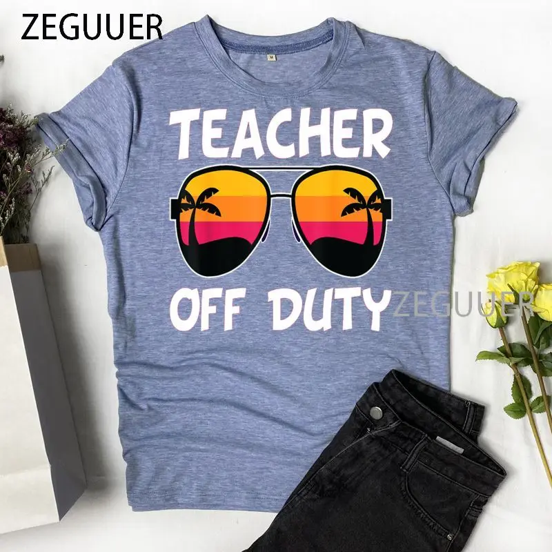 Teacher Off Duty Harajuku New Punk T Shirt Women Hip Hop Tshirt Plus Size Streetwear Short Sleece Tops Korean FashionTees
Teacher Off Duty Harajuku New Punk T Shirt Women Hip Hop Tshirt Plus Size Streetwear Short Sleece Tops Korean FashionTees