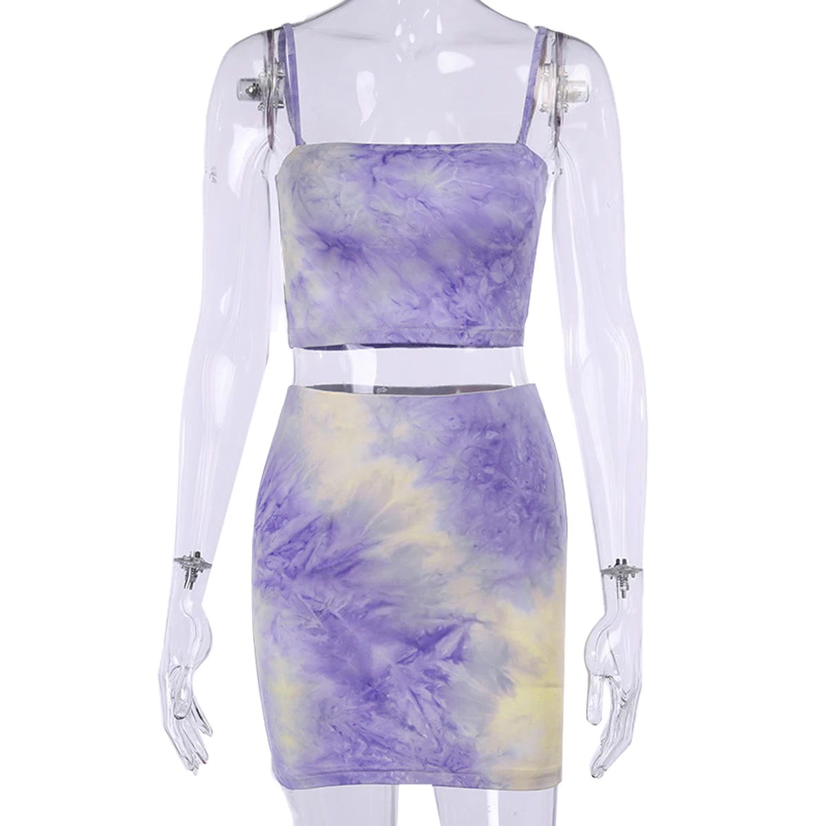 Women Sets New Tie Dye Bodycon Stretch 2pcs Set Costume Suits Tank Tops Mini Skirt Slim Outfits Two Piece Skirt Set Streetwear
Women Sets New Tie Dye Bodycon Stretch 2pcs Set Costume Suits Tank Tops Mini Skirt Slim Outfits Two Piece Skirt Set Streetwear