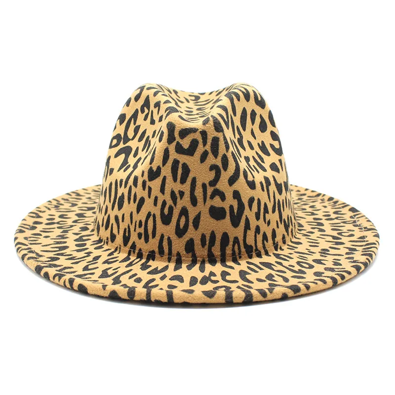 women hats fedora wide brim print leopard vintage casual felted hats men women western cowboy designed outdoor women fedora hats
women hats fedora wide brim print leopard vintage casual felted hats men women western cowboy designed outdoor women fedora hats
