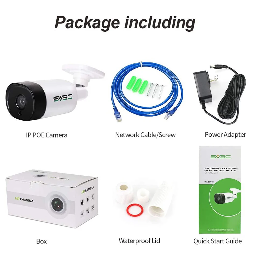 2MP 5MP 8MP Wireless 4K IP Camera IR Night Vision Audio Record P2P Onvif Video Security Wifi Camera Outdoor CCTV Surveillance
2MP 5MP 8MP Wireless 4K IP Camera IR Night Vision Audio Record P2P Onvif Video Security Wifi Camera Outdoor CCTV Surveillance