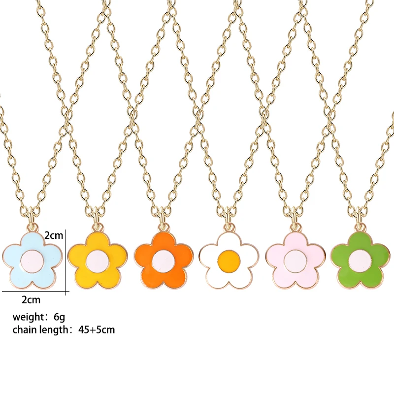 Ol Style Flower Necklace Clavicle Chain Female Fashion Fresh Pendant Necklace Alloy Material Gold Metal Chain Jewelry Gift
Ol Style Flower Necklace Clavicle Chain Female Fashion Fresh Pendant Necklace Alloy Material Gold Metal Chain Jewelry Gift