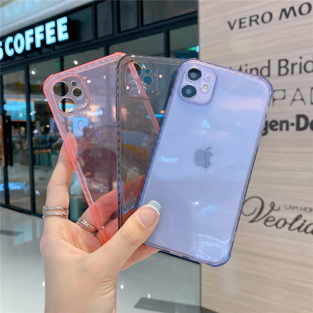 Candy Color Shockproof Phone Case For iPhone 12 11 Pro Max X XR XS Max 7 8 Plus 12 Mini SE 2020 Transparent Soft TPU Back Cover
Candy Color Shockproof Phone Case For iPhone 12 11 Pro Max X XR XS Max 7 8 Plus 12 Mini SE 2020 Transparent Soft TPU Back Cover