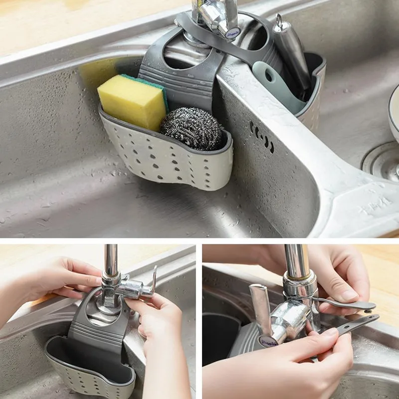 Creative Kitchen Basket Sink Drain Rack Strainer Bathroom Storage Container Kitchen Sink Sponge Storage Hanging Organizer
Creative Kitchen Basket Sink Drain Rack Strainer Bathroom Storage Container Kitchen Sink Sponge Storage Hanging Organizer