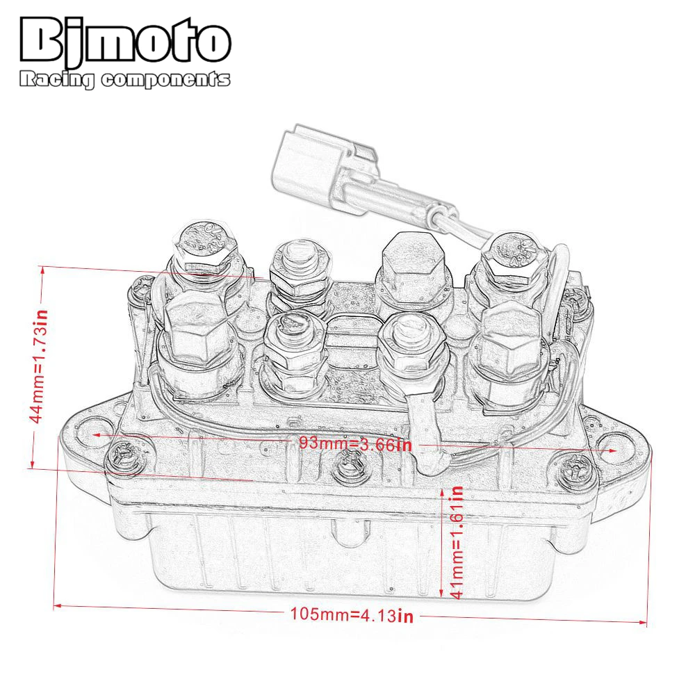 Motorcycle Starter Relay Solenoid Electrical Switch For Yamaha F115B F25D F40D F60C F70A F50H F90B F75B F150A 63P-81950-00
Motorcycle Starter Relay Solenoid Electrical Switch For Yamaha F115B F25D F40D F60C F70A F50H F90B F75B F150A 63P-81950-00