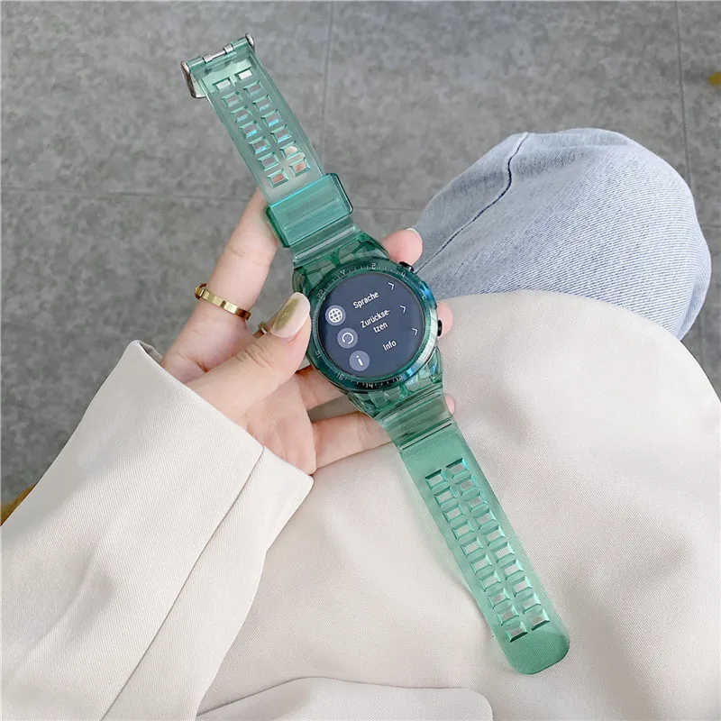 Flexible Silicone Strap with Frame Case for Huawei Watch GT 2 46mm Band GT2 Transparent Bracelet Sport Slim Belt Cover Bumper
Flexible Silicone Strap with Frame Case for Huawei Watch GT 2 46mm Band GT2 Transparent Bracelet Sport Slim Belt Cover Bumper