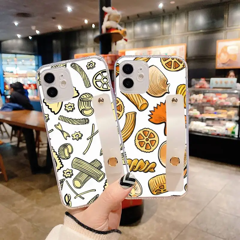 Individual artistic pasta food Phone Case Wrist Strap For iPhone 7 8 11 12 X XS XR MINI Pro Max Plus Hand Band Transparent Clear
Individual artistic pasta food Phone Case Wrist Strap For iPhone 7 8 11 12 X XS XR MINI Pro Max Plus Hand Band Transparent Clear