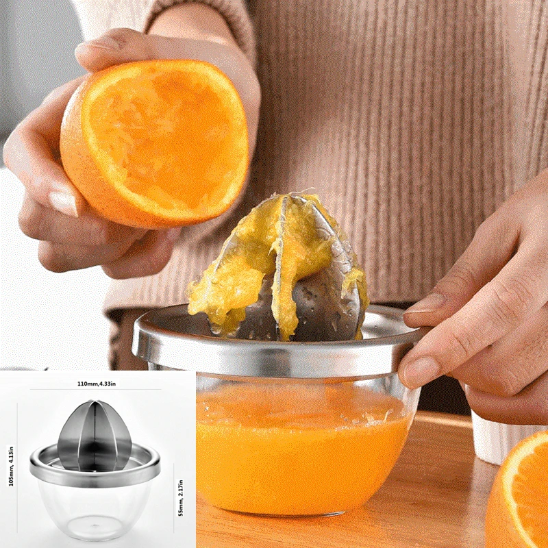 Stainless Steel Manual Squeezer Mini Juicer Press Squeezer Citrus Juicer Handhold Orange Lemon Juice Maker
Stainless Steel Manual Squeezer Mini Juicer Press Squeezer Citrus Juicer Handhold Orange Lemon Juice Maker