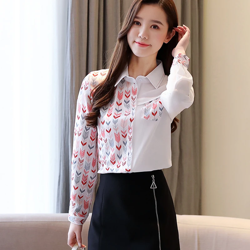 COIGARSAM Fashion Print Shirt Womens tops New Spring Full Sleeve Chiffon Women shirts 8090
COIGARSAM Fashion Print Shirt Womens tops New Spring Full Sleeve Chiffon Women shirts 8090